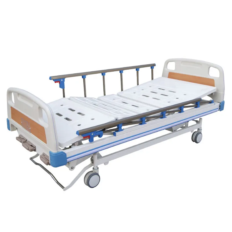 Three Crank Manual Hospital Bed Patient Bed