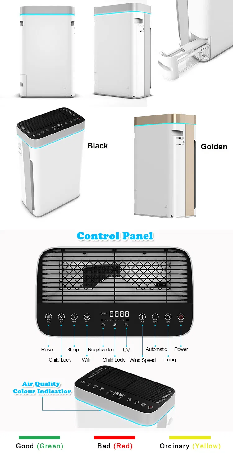 Portable Ultraviolet Lamp Sterilization Home Air Purifier