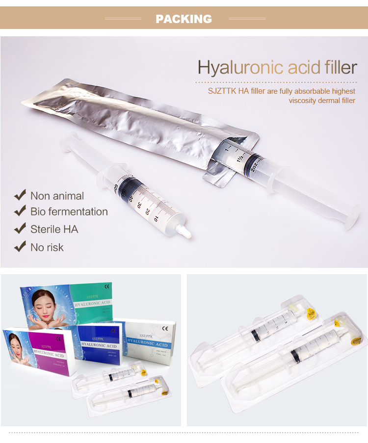 Hyaluronic Acid Cross Linked/Korea Hyaluronic Acid Filler/Hyaluronic Acid Syringe