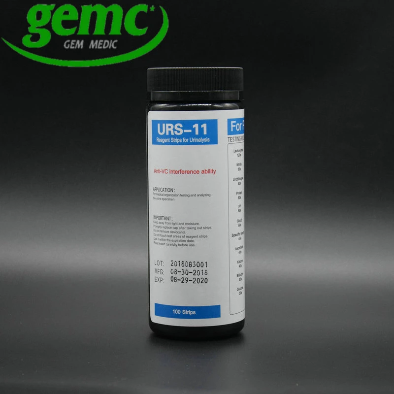 Urinalysis Urs-11 Urine Reagents Test Strips 11 Parameters