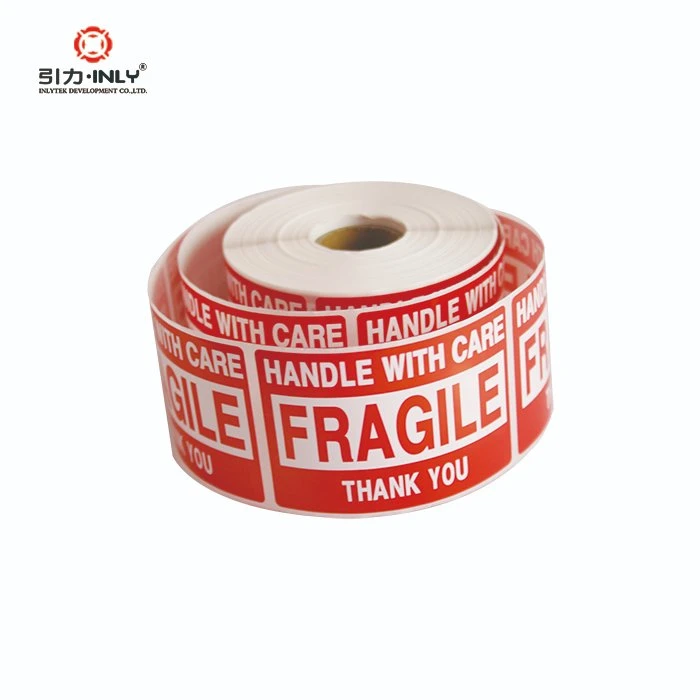Handle with Care– Fragile– Thank You, Red Warning Shipping Label Stickers 2