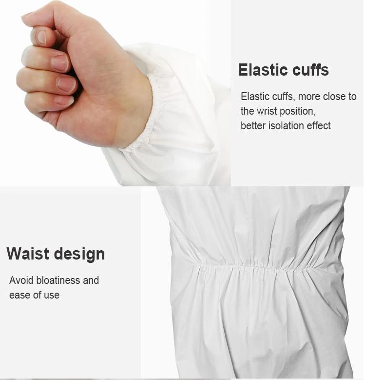 Microporous Safety Isolation Suit Chemical Protective Suit
