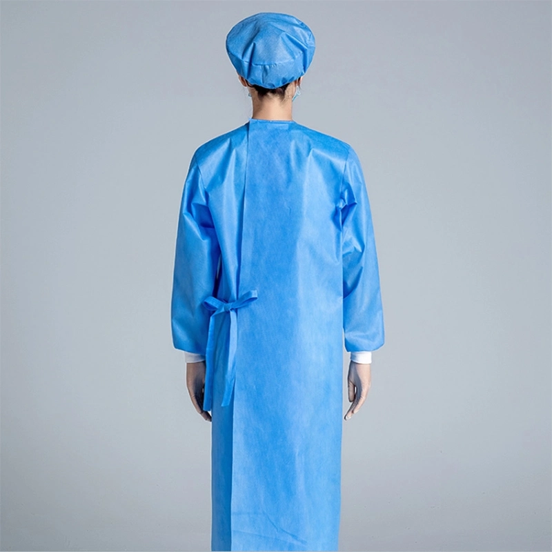 SMS Disposable Non-Woven Disposable SMS Sterile Reinforced Surgical Gowns