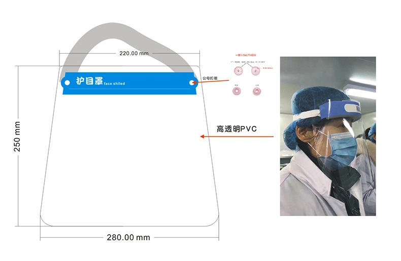 Disposable Face Shield Anti-Fog Face Shield Dental Face Shield