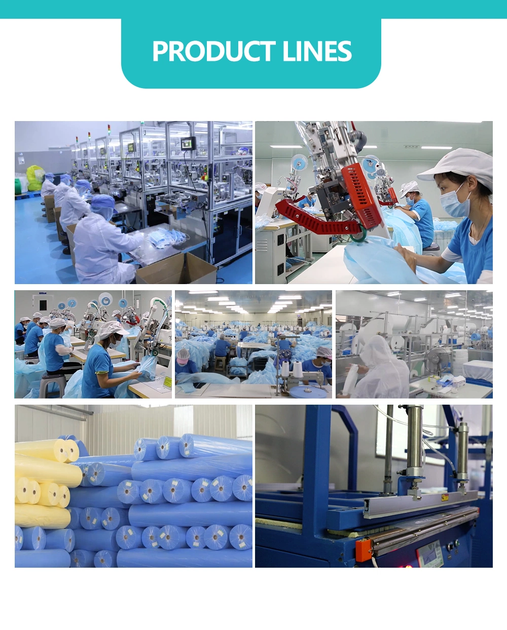 Coverall Suit Disposable Hooded for Hospital Breathable Waterproof Non-Woven Chemical Protective Suit