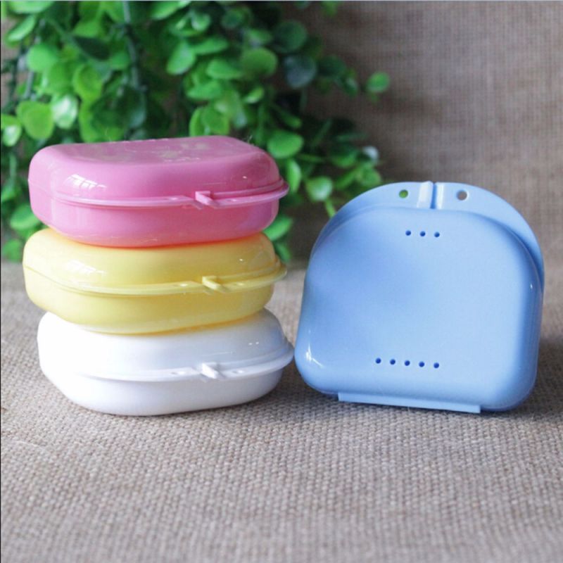 Medical Colorful Dental Denture Box Plastic Dental Teeth Case