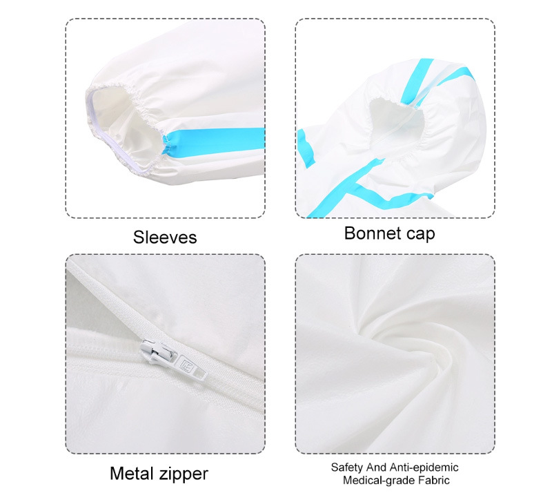 Disposable Protective Clothing Coverall Protective Suit Full Body Sanitary