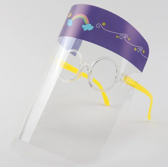 Kids Safety Face Shield Reusable Goggle Shield Face Visor Transparent Anti-Fog Face Shield