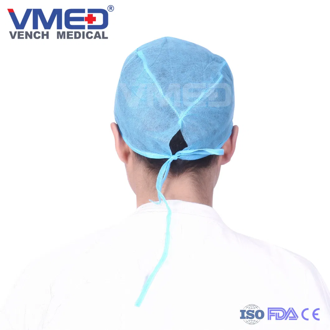 Hospital Nonwoven Surgical Caps, Disposable Surgeon Caps, Doctor Caps