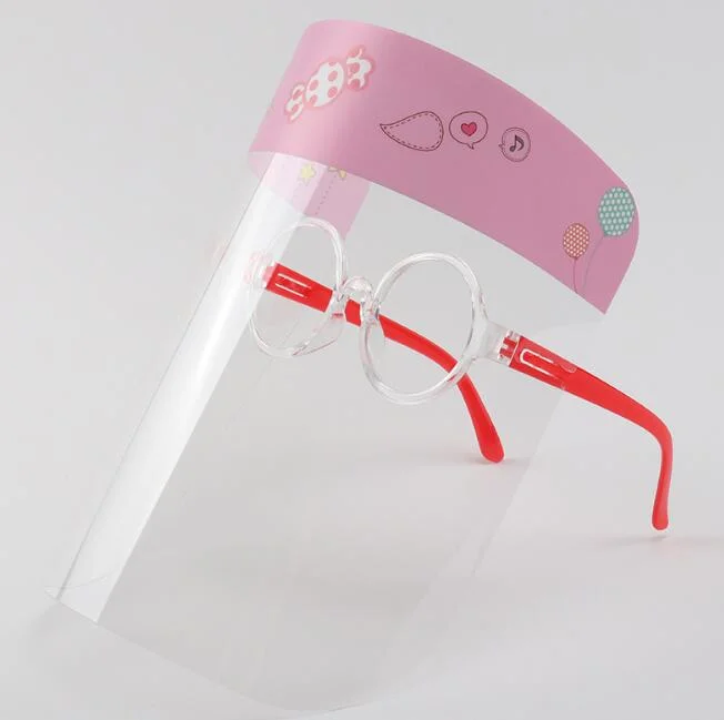 Kids Safety Face Shield Reusable Goggle Shield Face Visor Transparent Anti-Fog Face Shield