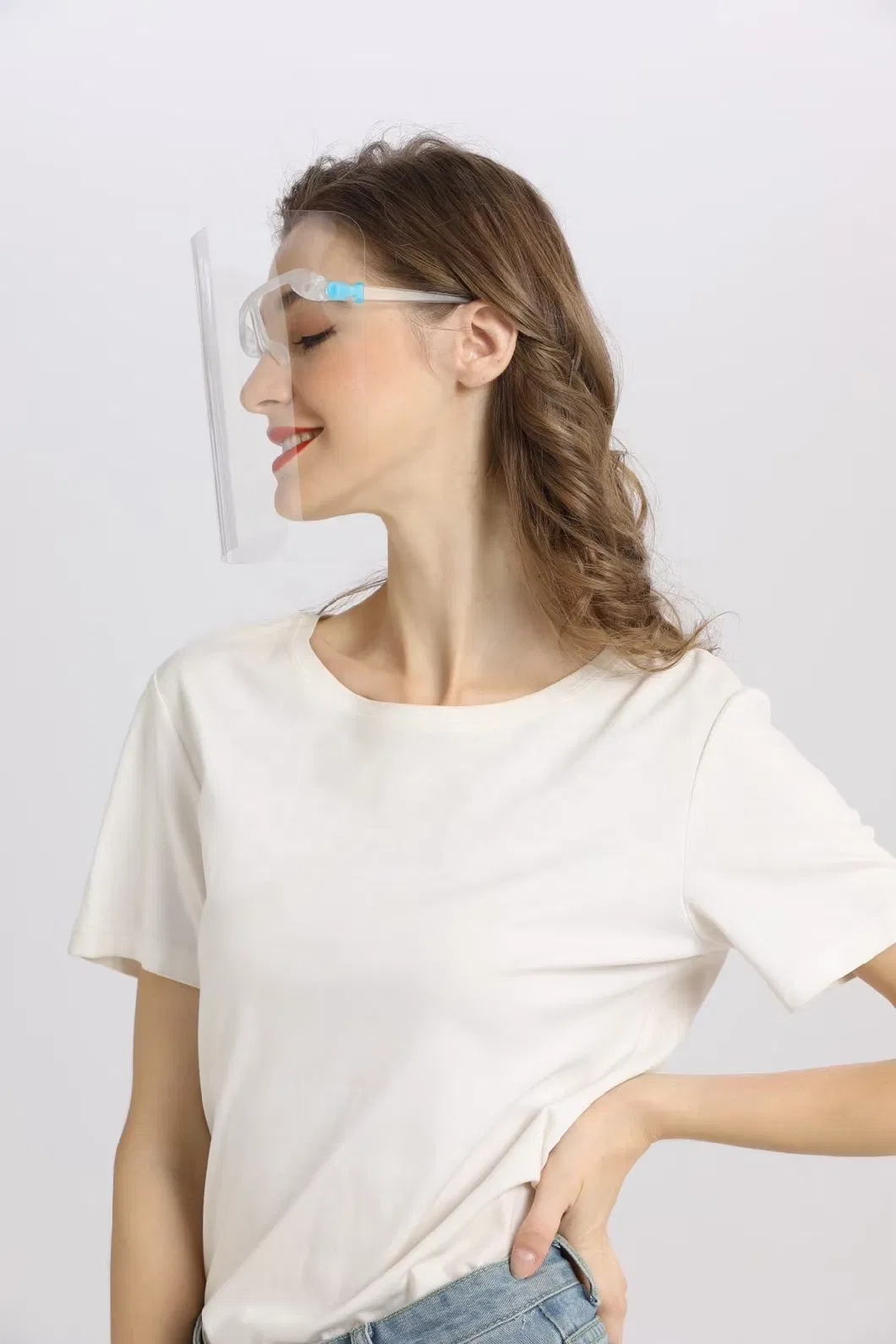 Kids Face Shield Anti Fog Character Half Face Shield Acrylic Glasses Frame