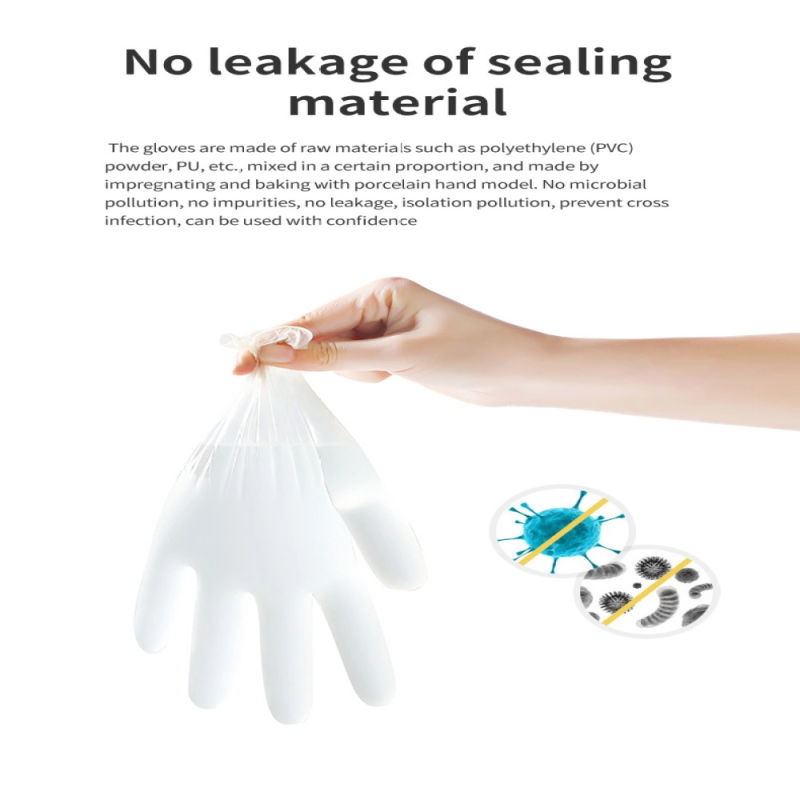 Synthetic Nitrile Disposable Gloves Blended Nitrile PVC Gloves