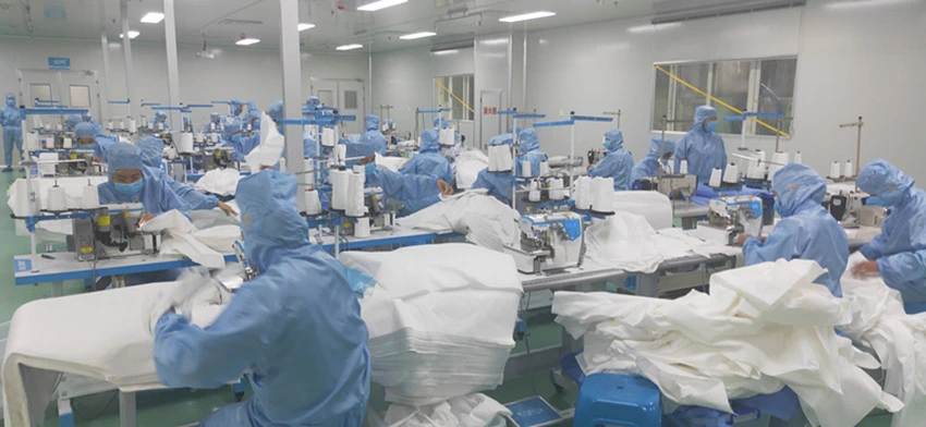 Disposable SMS Safety Protective Clothing Coveralls Non-Woven Protective Clothing