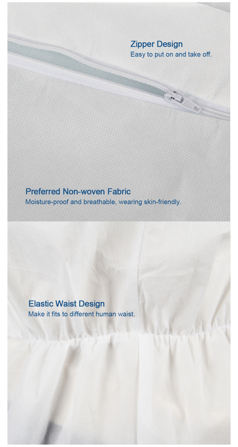Customized Personal Protective Equipment Protective Suit Disposable Isolation Coverall