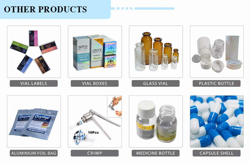 Testosterone 10ml Glass Vial for Anabolic