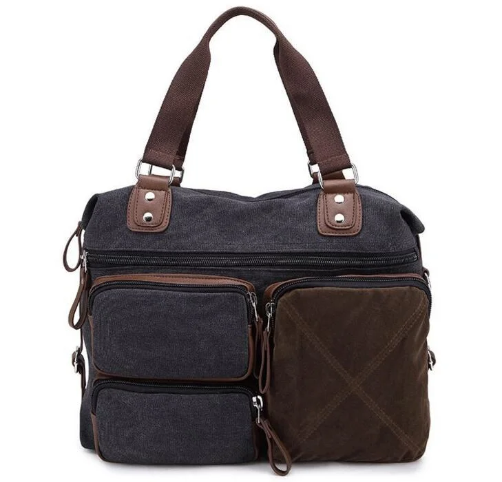 Factory Custom High Quality Canvas Messenger Bag Sh-16051012