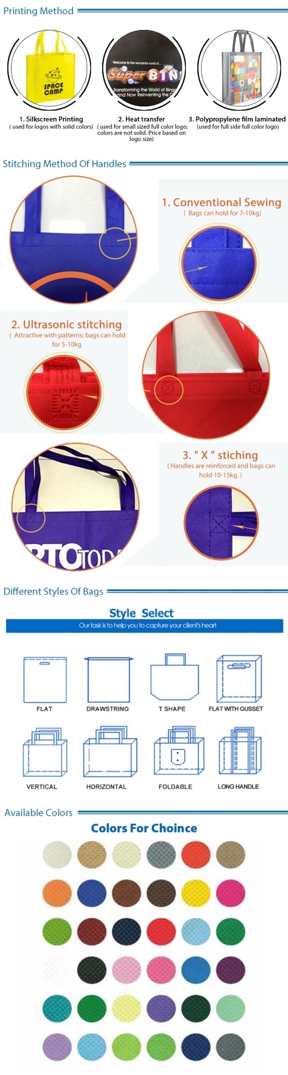New Arrival Custom Bulk Christmas Drawstring Bag Tote Bags