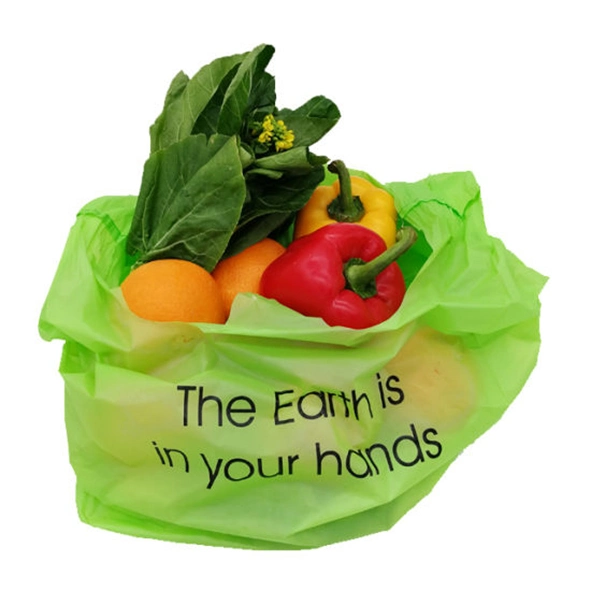 Biodegradable Plastic Shopping Bag, T-Shirt Bag, Custom Shopping Bag