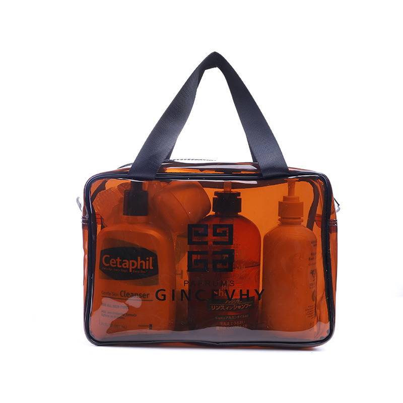 Portable Summer Travel Cosmetic Transparent Waterproof Swimming PVC Beach Bag