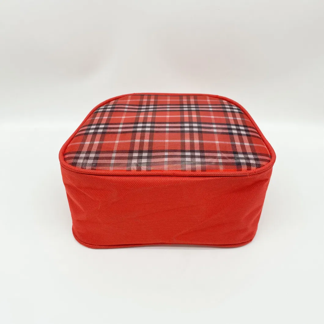 New Arrivals Mesh Polyester Beach Portable Small Detachable Makeup Organizer Travel Cosmetic Bag