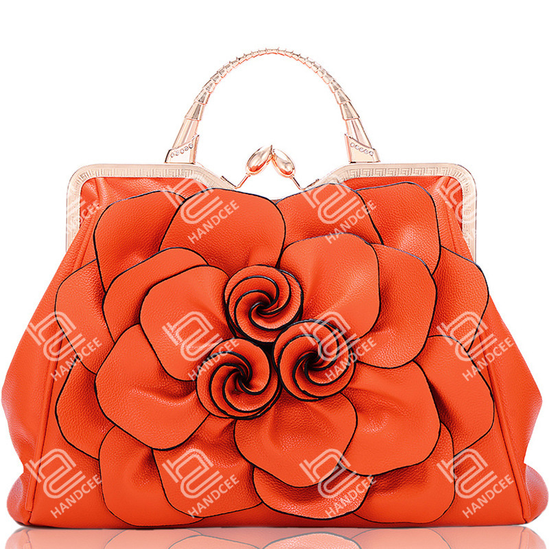 2020 New Stereoscopic Big Flower Shoulder Bag Party Handbags in Stock