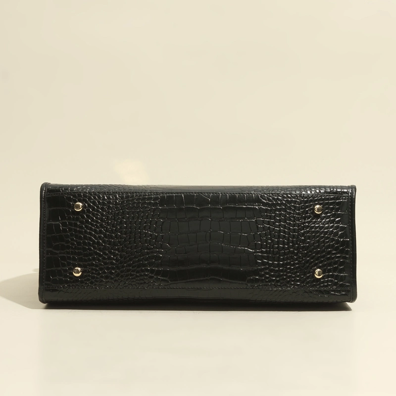 Low-Key Classic All-Match Canvas and Cowhide Envelope Bag Kelly Bag Shoulder Messenger Bag Handbag