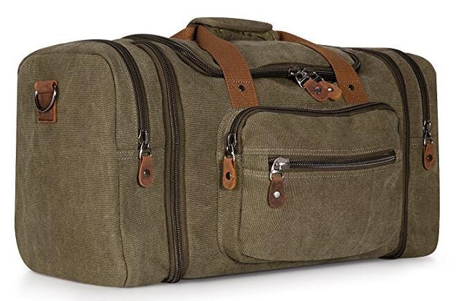 China Custom High Quality Canvas Men's Travel Bag Duffle Bag