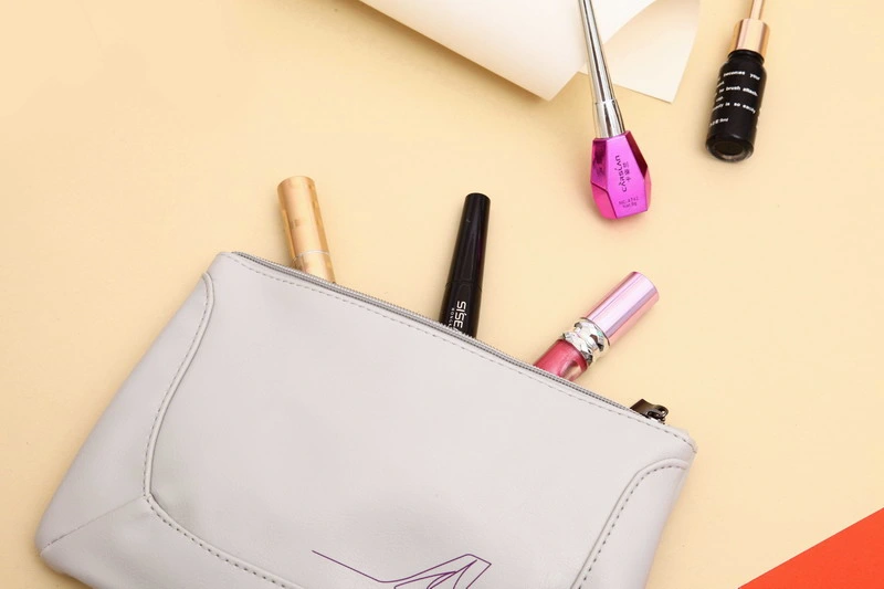 PU Makeup Zipper Bag Travel Toiletry Bag