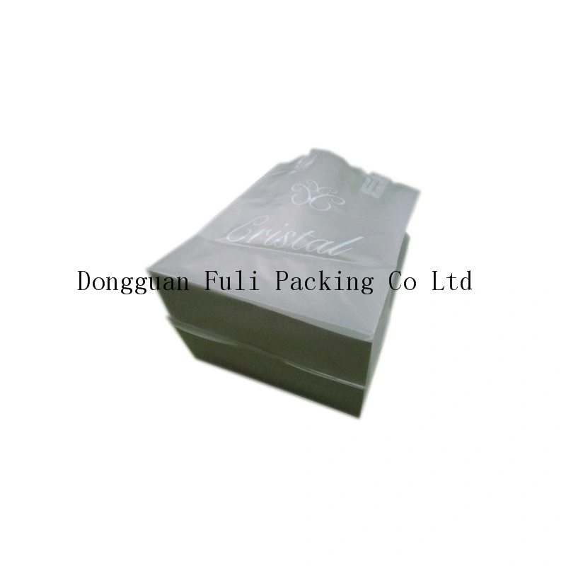 Translucent Recycable HDPE Soft Loop Promotional Shopping Bag with Boardcard Bottom