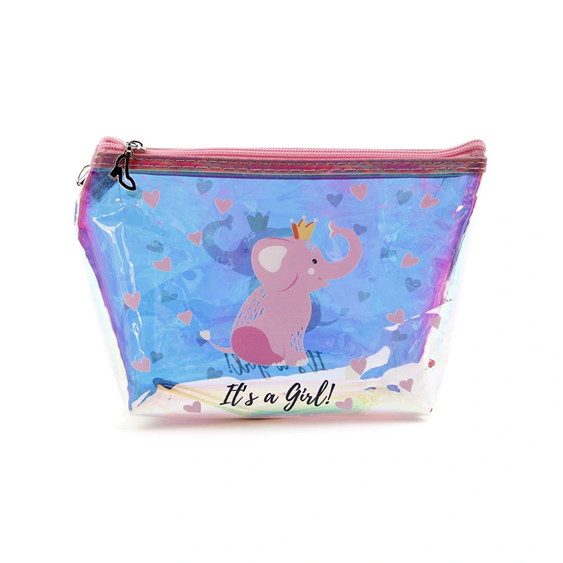 Laser PVC Cosmetic Bag Custom Designed Make up Bag