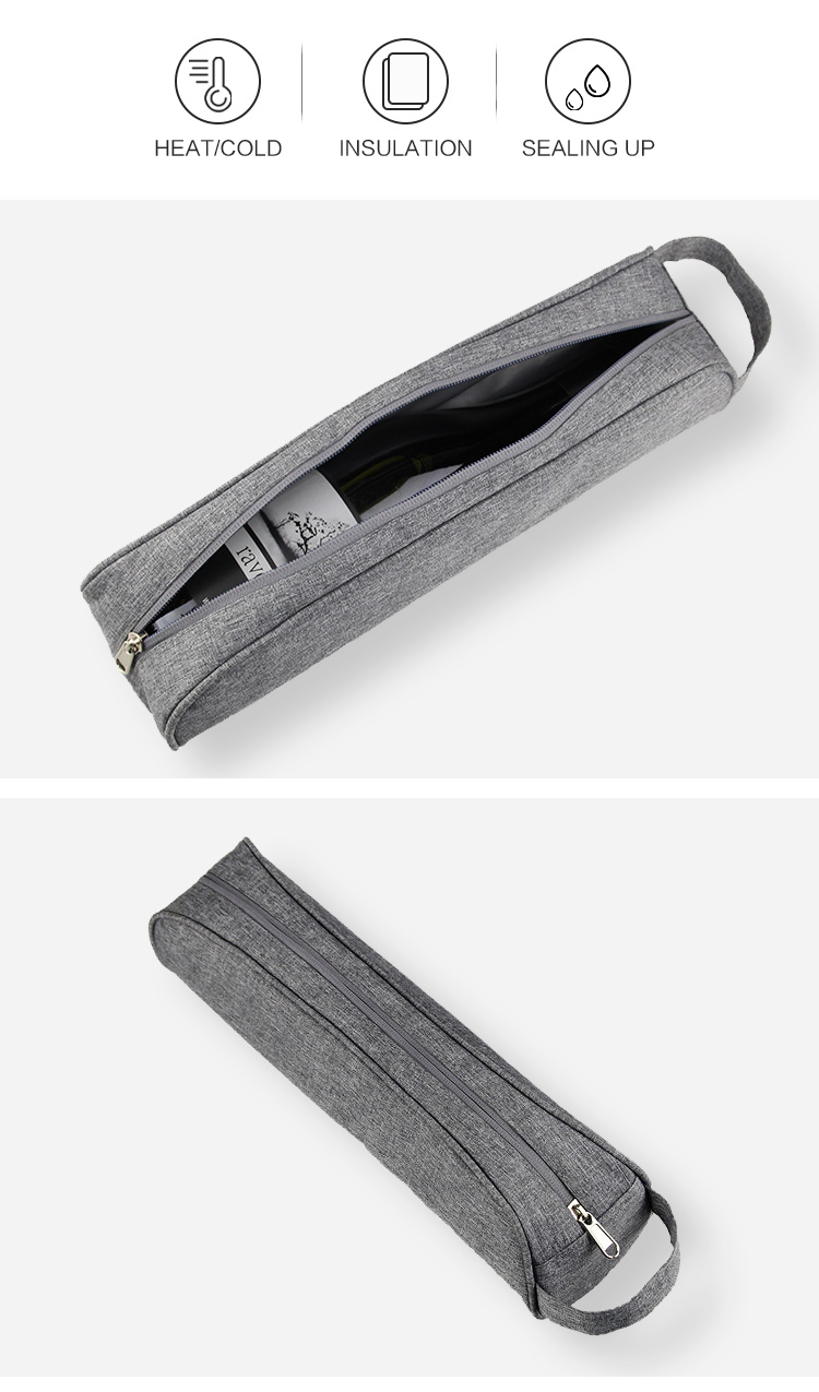 Promotional Single Double Neoprene Bottle Water Sleeve Cooler Bag