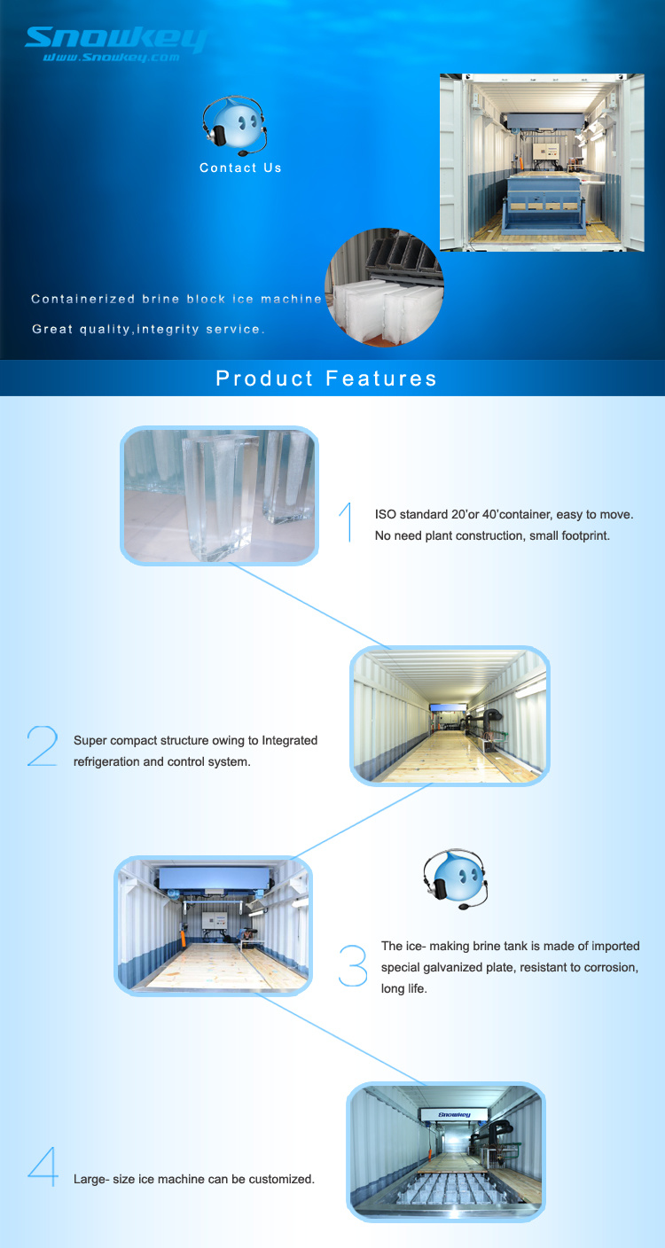 Fast Cooling Liquid Ice Making Machine with ASME Certification