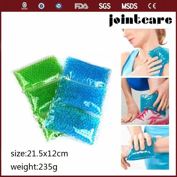 High Quality PVC Reusable Freezer Gel Beads Ice Pack Health Care Hot Cold Gel Beads Pack