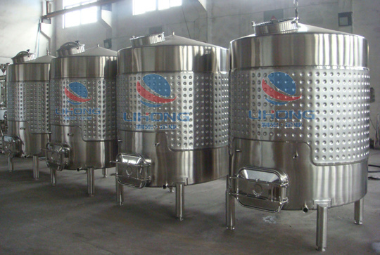 Stainless Steel Cooling Jacket Liquor Tank with or Without Temperature Insulation