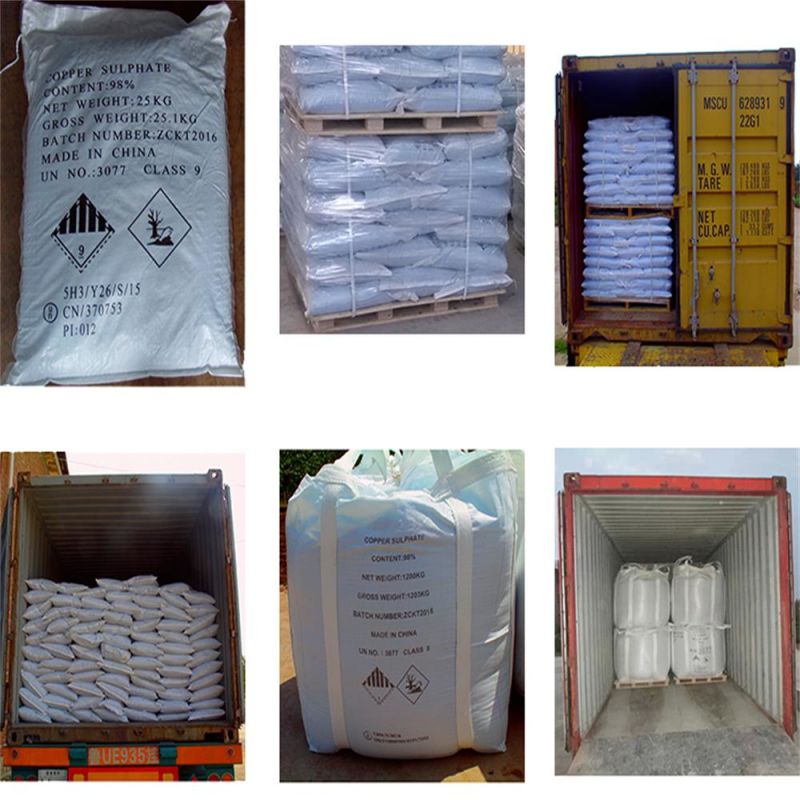 Blue Color 98% Poultry Feed Additive Price Copper Sulphate