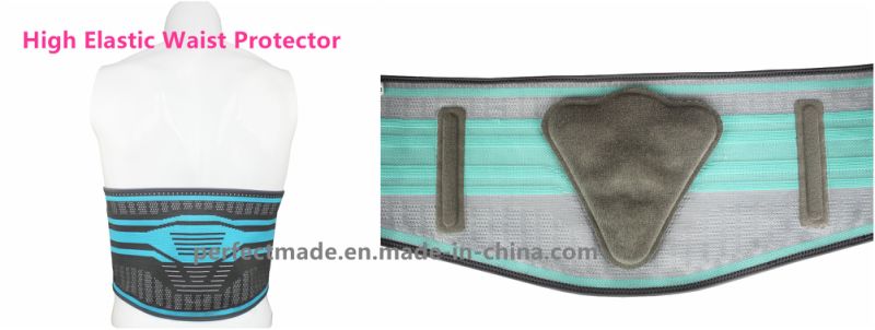 High Density Neoprene Waist Lumbar Back Support with Elastic Belt