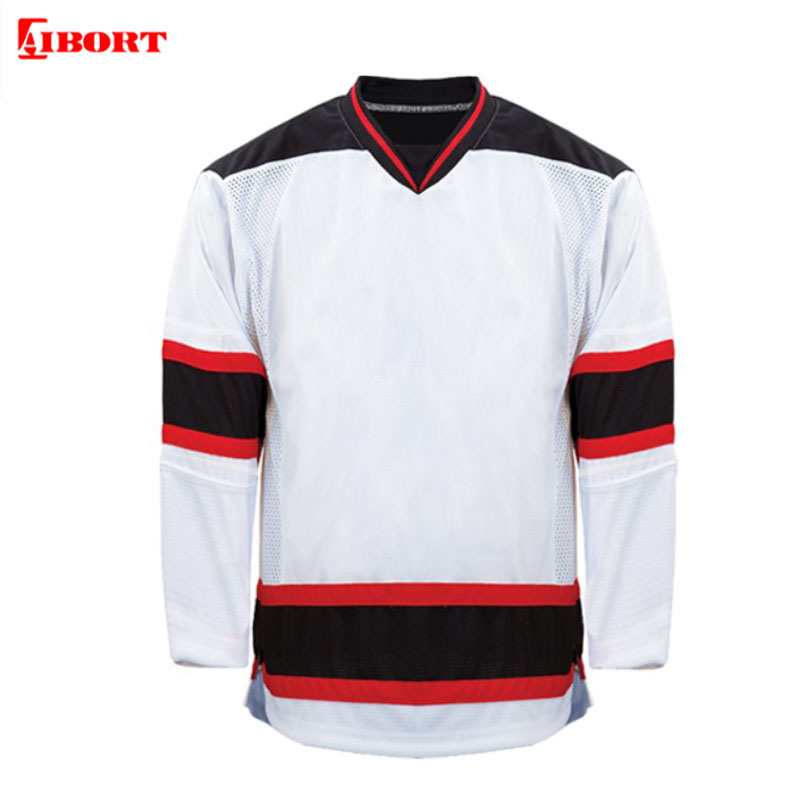 Aibort Breathable Quick Dry Soft Fabric Ice Hockey Jersey (hockey Jersey 007)