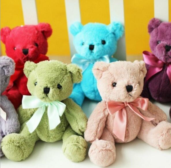 Colorful Soft Stuffed Plush Teddy Bear Toy