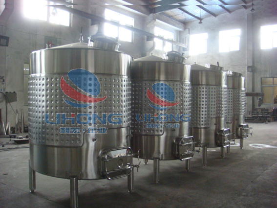 Stainless Steel Cooling Jacket Wine Tank with or Without Temperature Insulation