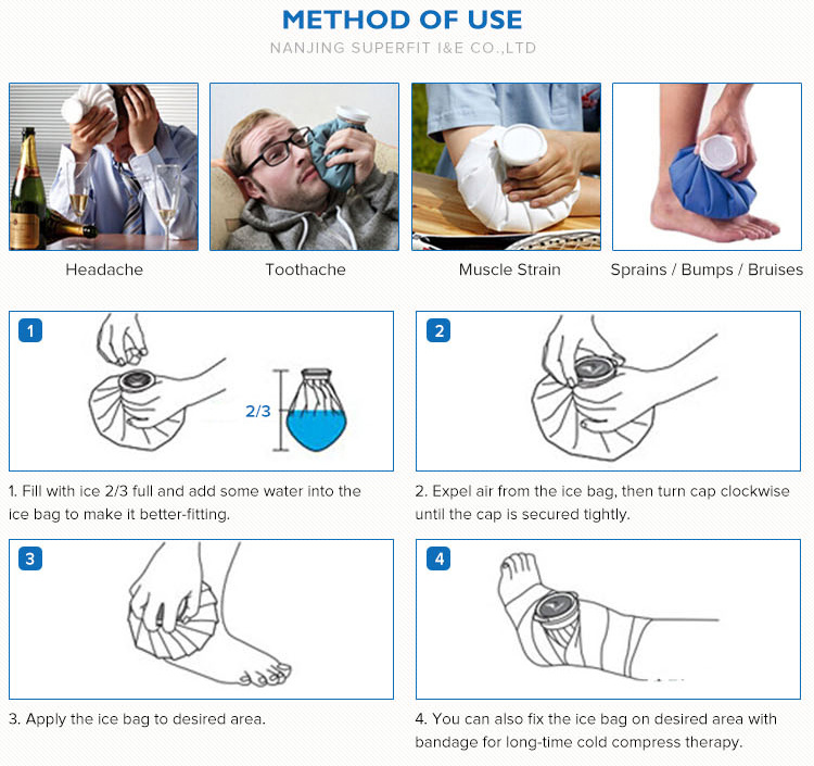 Cloth Ice Bag Ice Pack for Medical Use