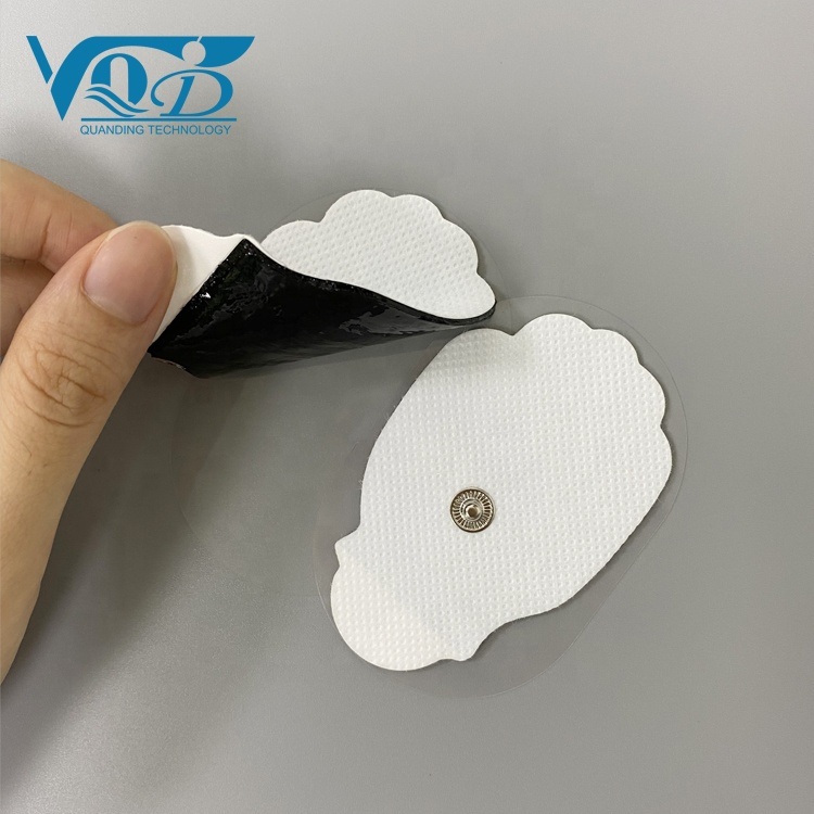 CE Certificate Plam Massage Therapy Conductive Gel Pads Tens Snap Electrode Pads