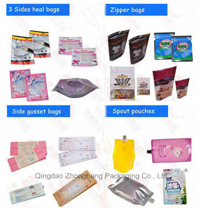 High Quality Reusable Liquid Packaging Standing Plastic Spout Pouch