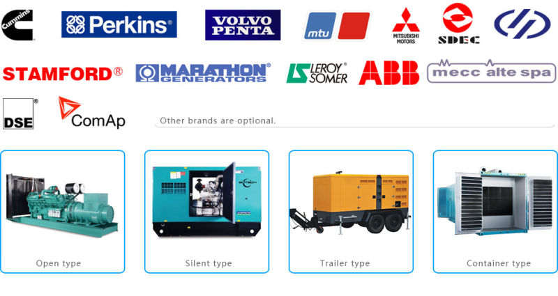 50Hz 60Hz Single Phase One Phase 220 Voltage Diesel Genset for Home Use