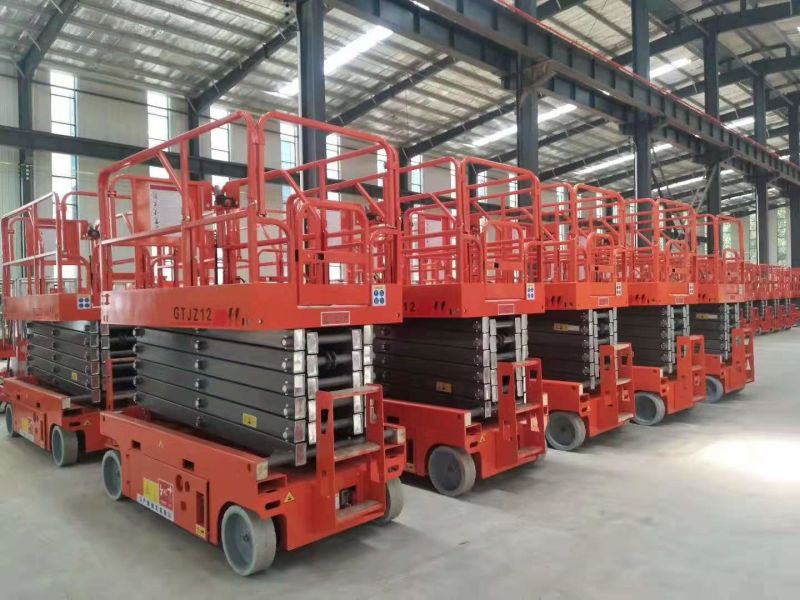 CE ISO Approved Scissors Lift Architected Small Terrain Mechanism Self-Propelled Scissor Lift