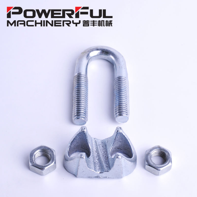 Us Type Malleable Wire Rope Clip / Clamp