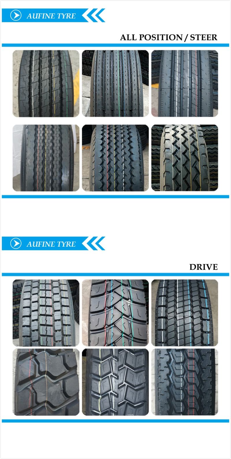 Popular Tyre Pattern for Drive Position with Long Span Life