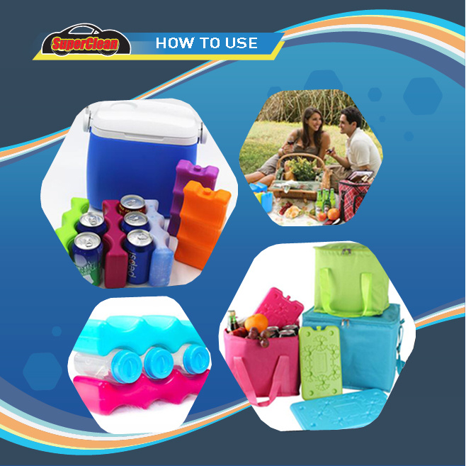 Gel Ice Bricks, Ice Pack Freezer