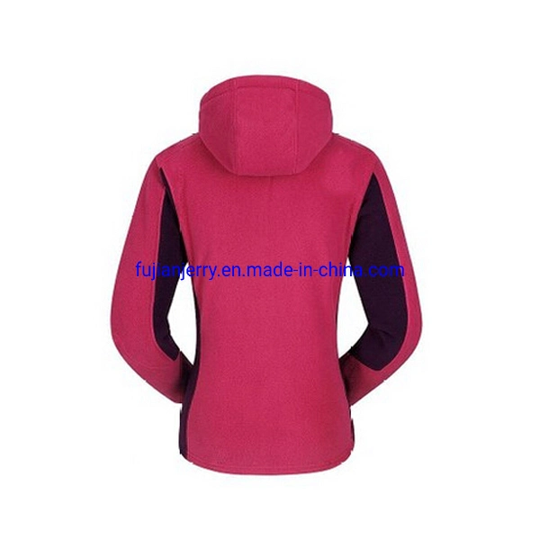 Winter Outdoor Damen Jacke mit durchgehendem Reißverschluss aus Polar Fleece