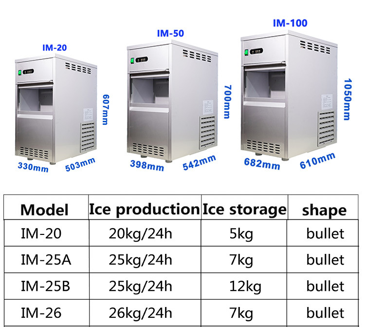 Ims-400 Snack Ice Machines Automatic Prices Refrigerator Ice Machine