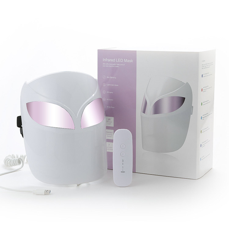 Rechargeable 3 Color LED Therapy Mask LED Mask Face Therapy